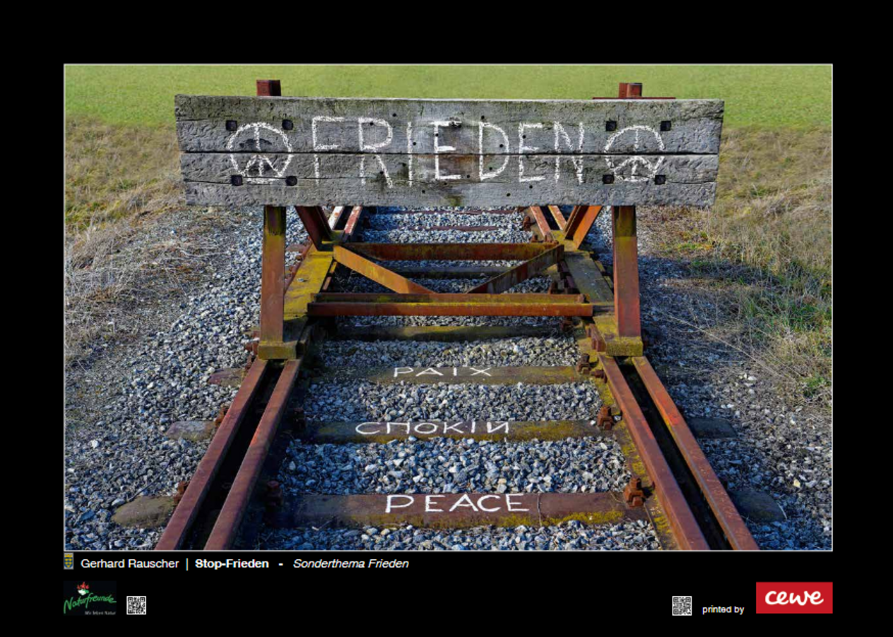Werk Stop-Frieden von Gerhard Rauscher Foto-Bundesmeisterschaft 2025