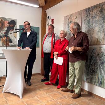 Eröffnung der Ausstellung des 26. Kunstsymposiums des eu-art-network