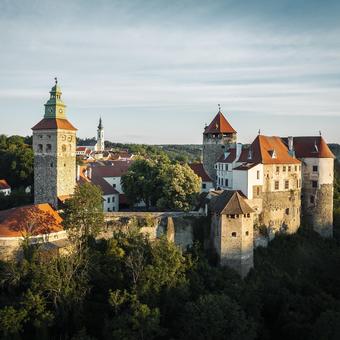Außenansicht der Friedensburg Schlaining